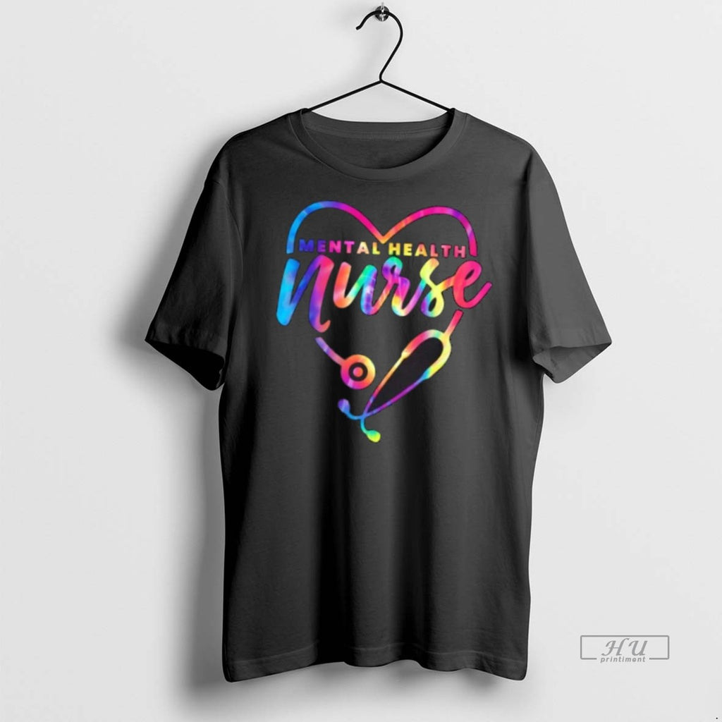 Officials Stethoscope Heart Nurse For Mental Health Psychiatry Profession Tee Shirt Sweater