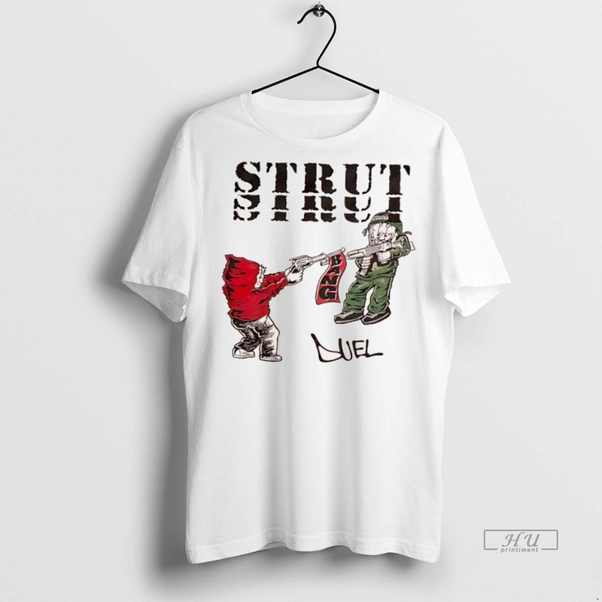Officials Strut And Duel Bang Revolver Graphic Premium Tee Shirt Sweater