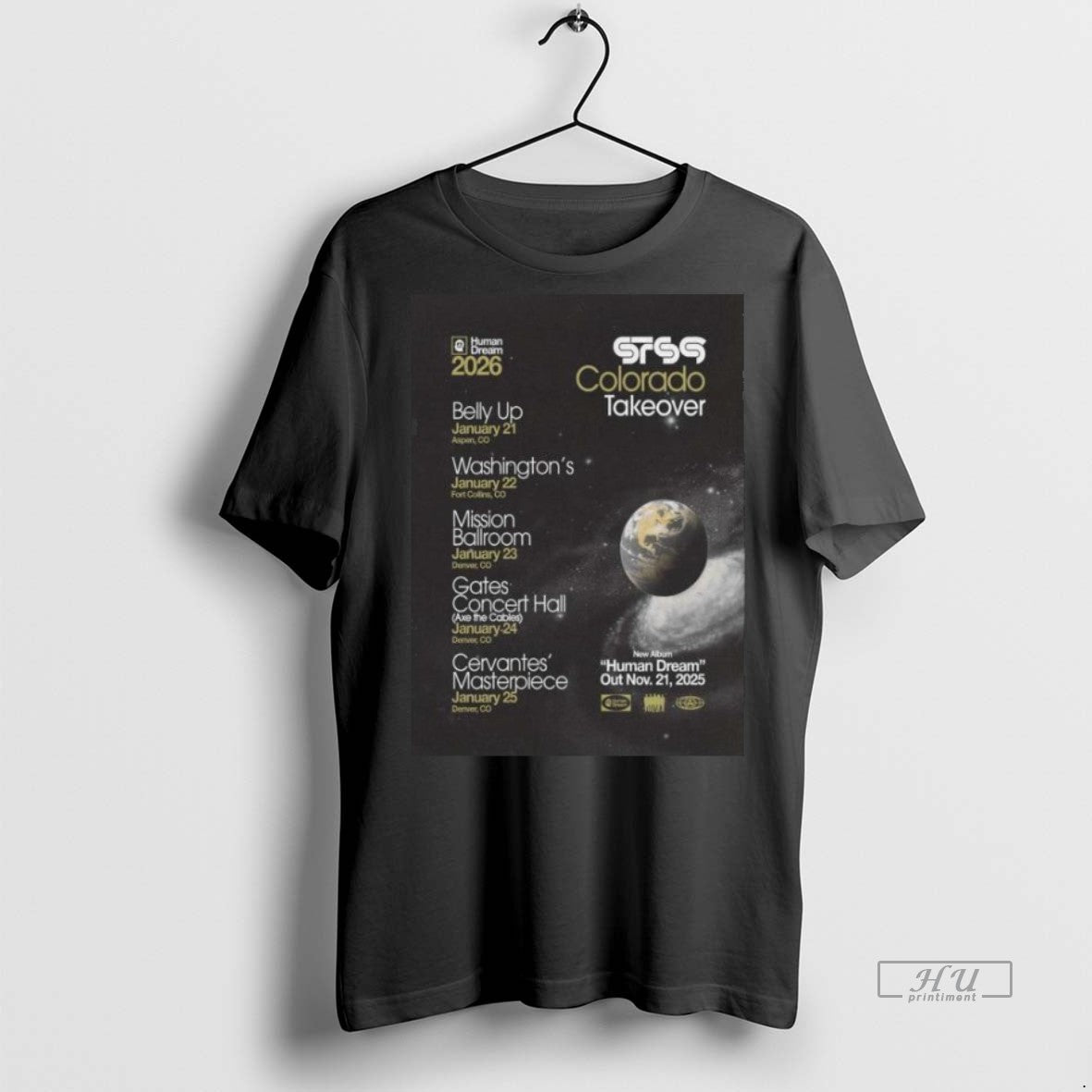 Officials Sts9 The Human Dream Colorado Takeover Tour 2026 Long Sleve Premium Tee Shirt Sweater