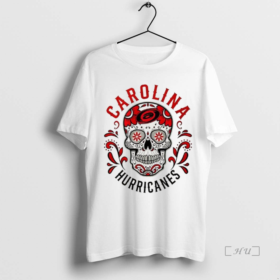 Officials Sugar Skull X Carolina Hurricanes Hockey Premium T Shirt Sweater
