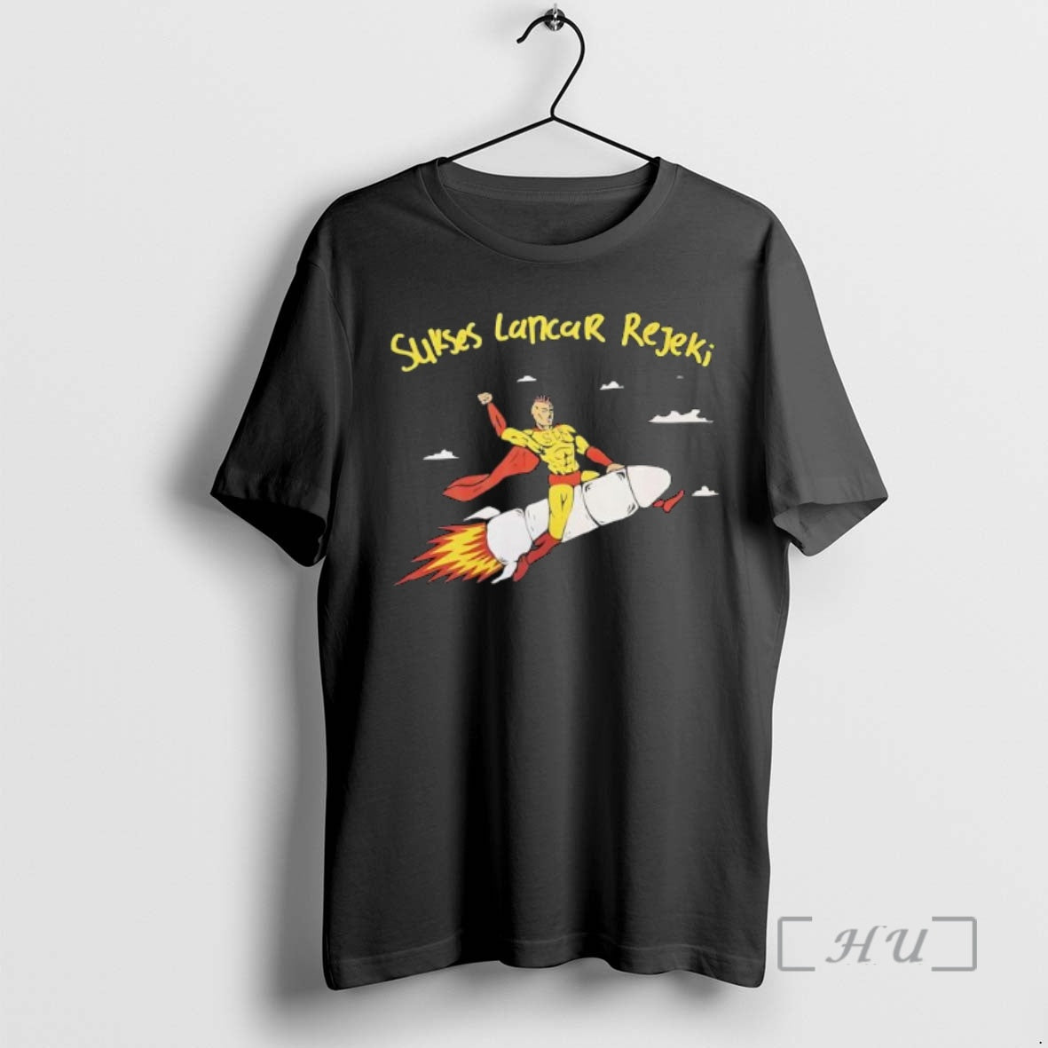 Officials Sukses Lancar Rejeki Superhero Riding A Rocket