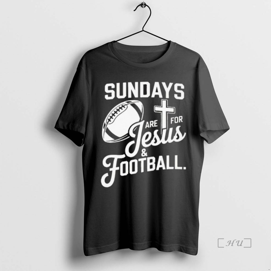 Officials Sundays Are For Jesus Football Premium T Shirt Sweater