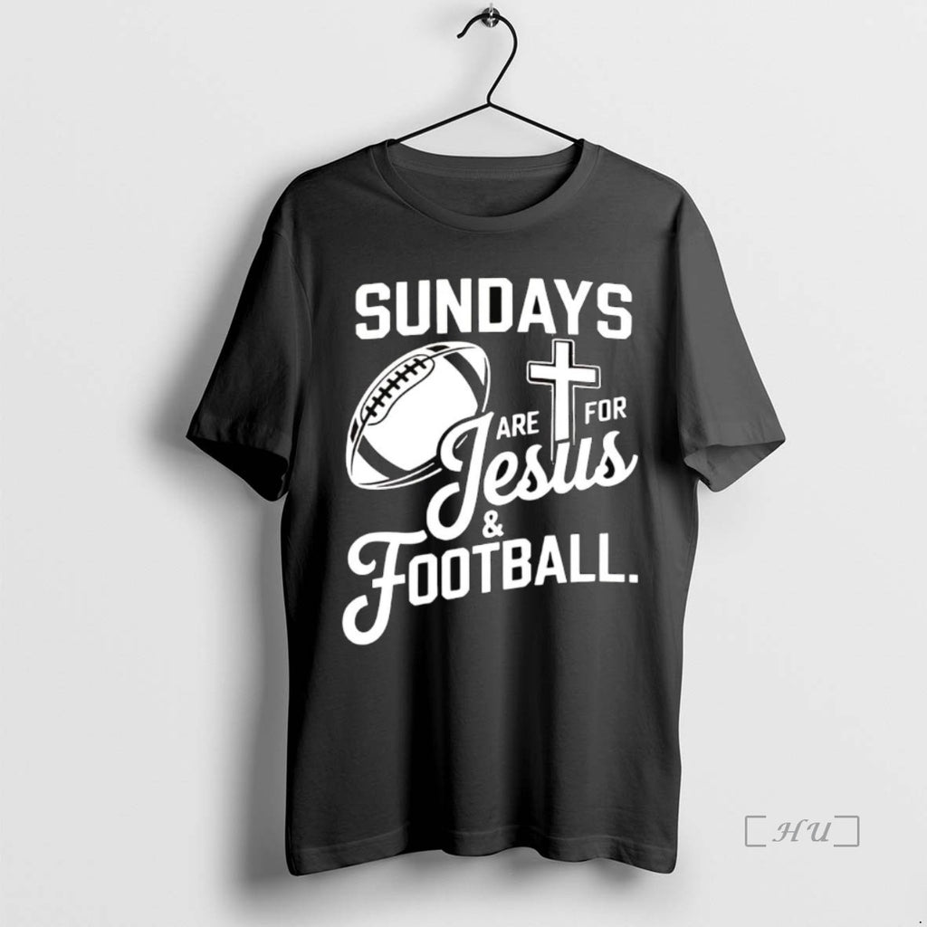 Officials Sundays Are For Jesus And Football Premium T Shirt Sweater