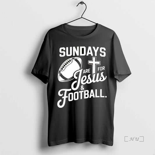 Officials Sundays Are For Jesus And Football Premium T Shirt Sweater
