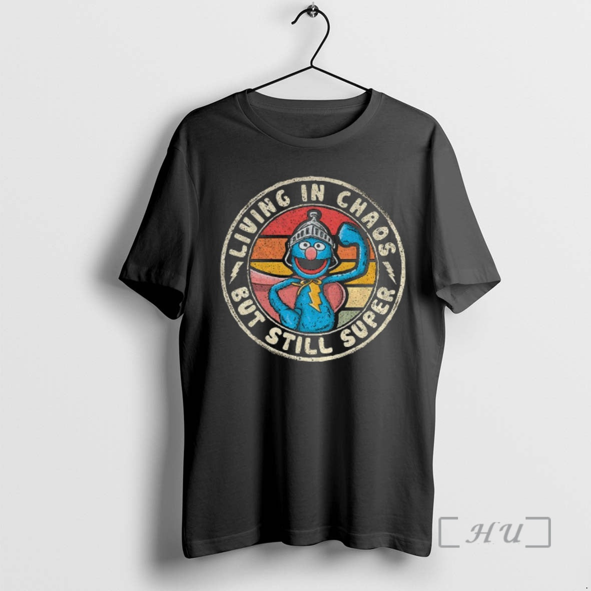 Officials Super Grover Brooch Living In Chaos But Still Super Premium T Shirt Sweater