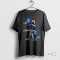 Officials Superbrown And Spidergibbs Detroit Lions Logo 2 Sided Tee Shirt Sweater