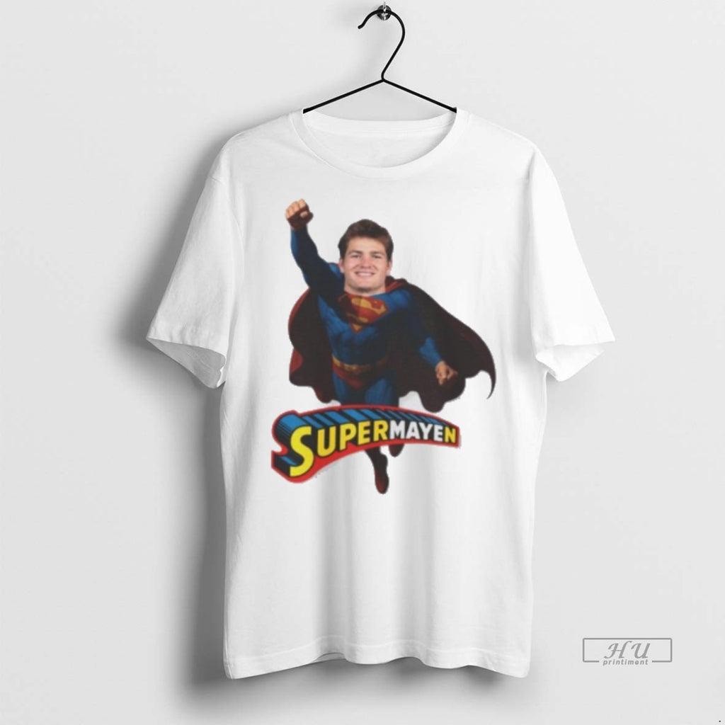 Officials Supermayen Drake Maye X Superman Parody Fan Premium Tee Shirt Sweater
