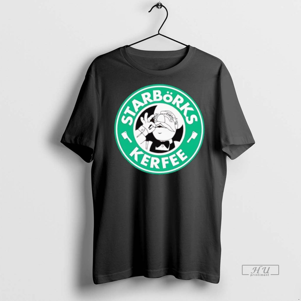 Officials Swedish Chef The Muppets Starborks Kerfee Starbucks Logo Tee Shirt Sweater