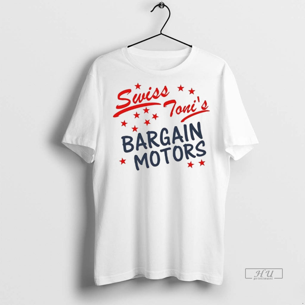 Officials Swiss Tonis Bargain Motors Tee Shirt Sweater