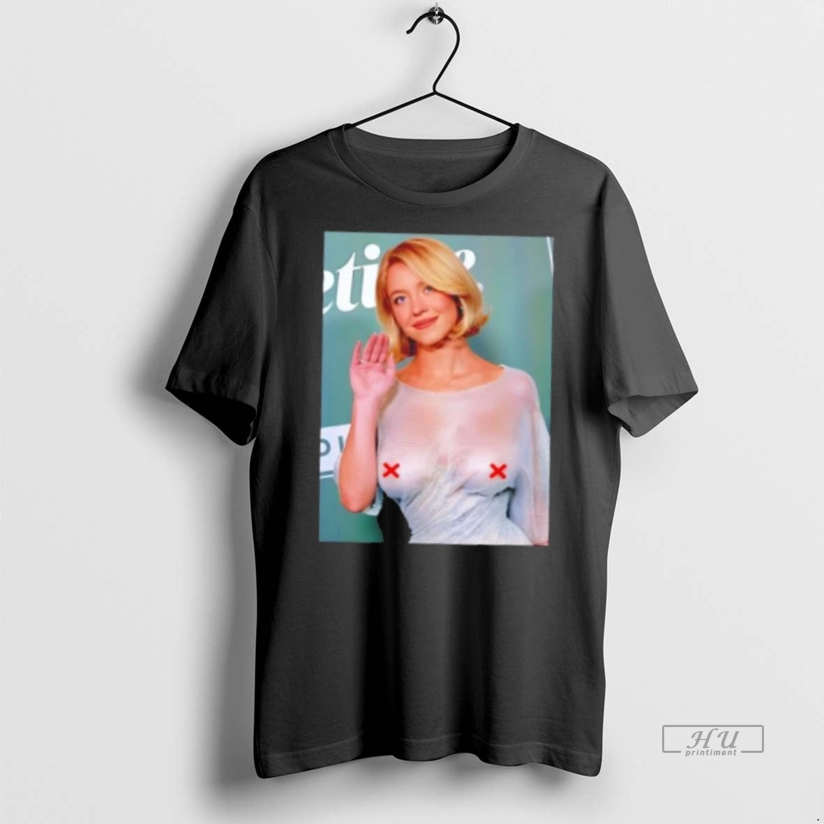 Officials Sydney Sweeney See Thru Glamorous Wet Photo Premium Tee Shirt Sweater