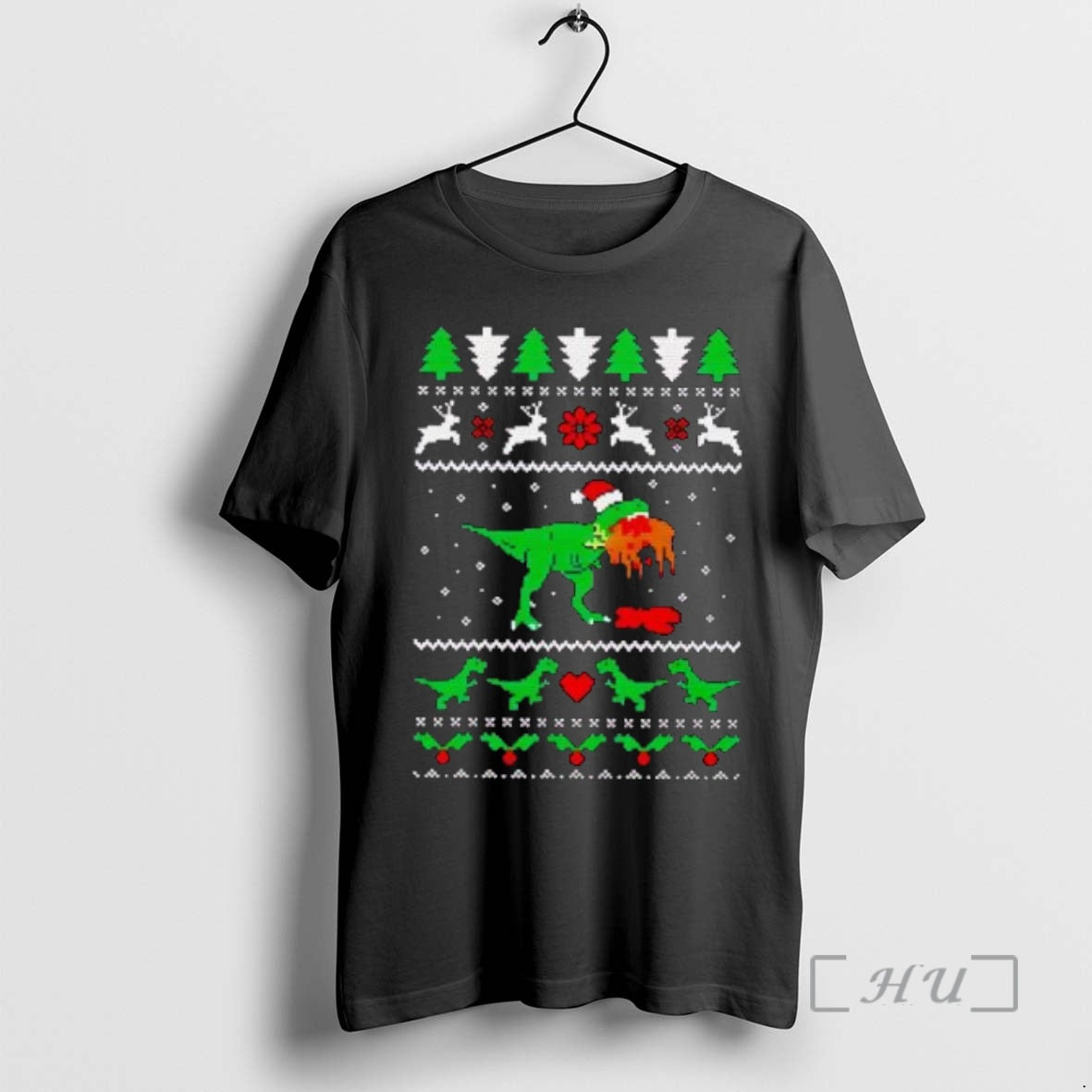 Officials T Rex Eating Reindeer Jurassic Christmas