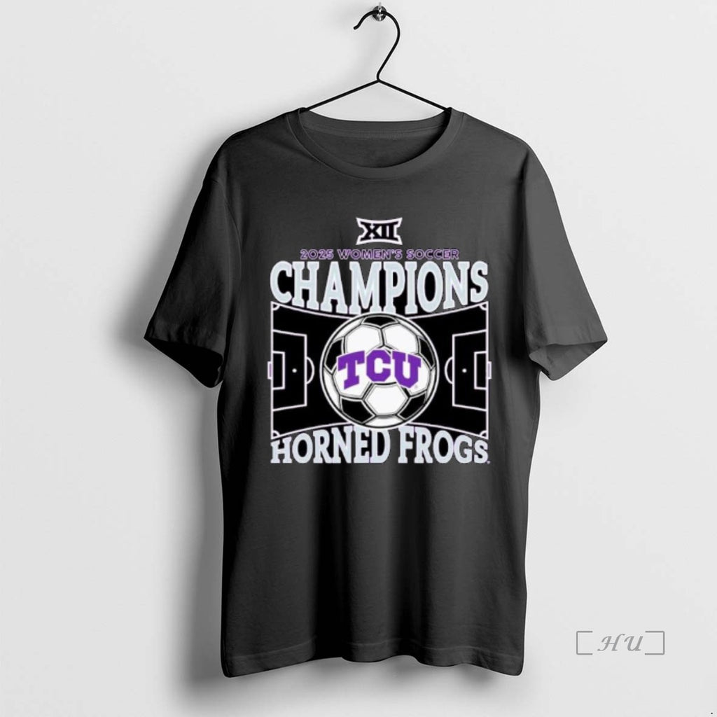 Officials Tcu Horned Frogs 2025 Big 12 Regular Season Champions Ornaments Premium T Shirt Sweater