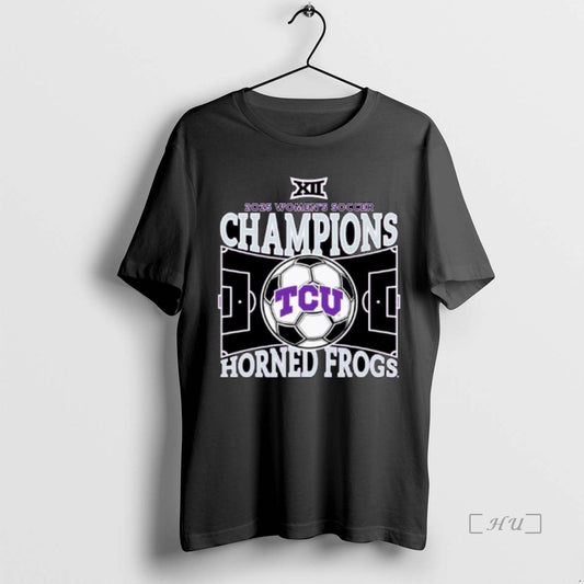 Officials Tcu Horned Frogs 2025 Big 12 Regular Season Champions Ornaments Premium T Shirt Sweater