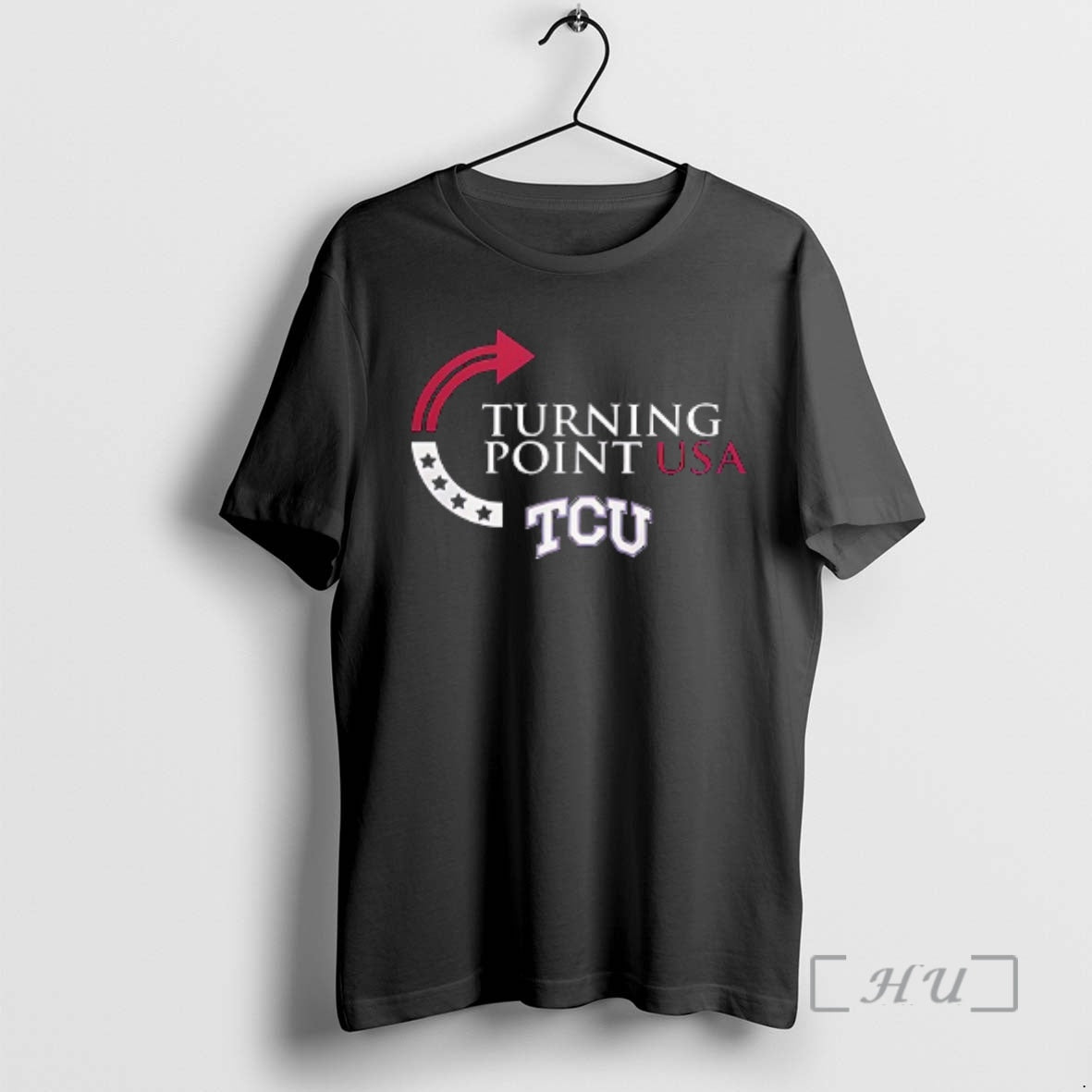 Officials Tcu Horned Frogs X Texas Christian University X Charlie Kirk Turning Point Usa Logo