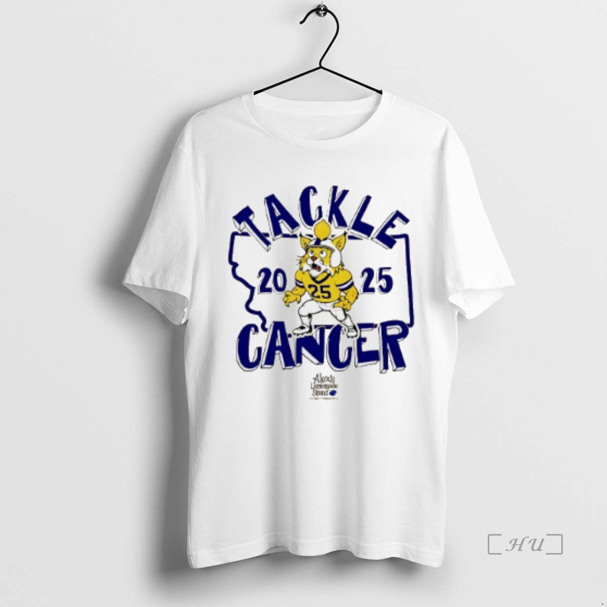 Officials Tackle Cancer 2025 Fundraiser Mascot