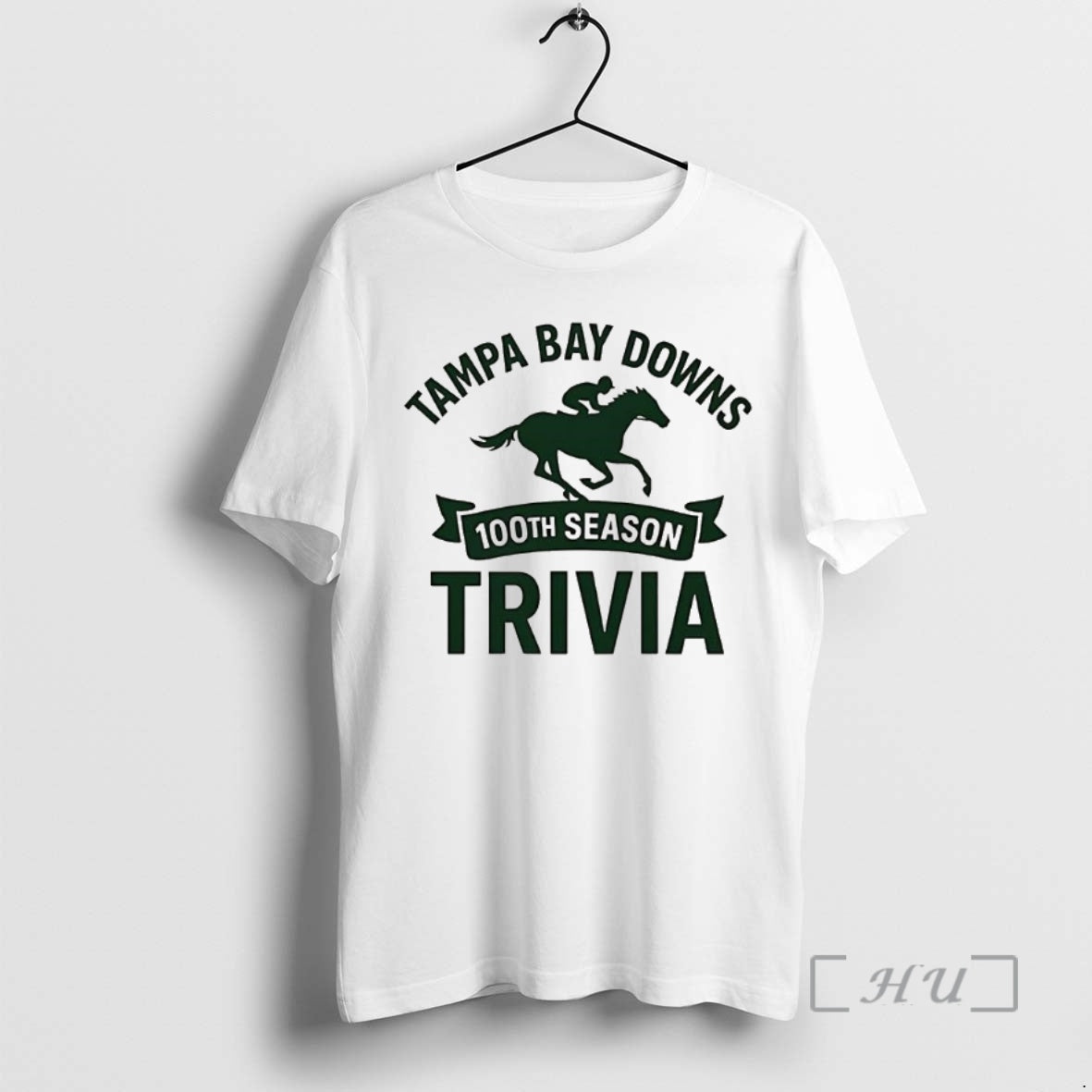 Officials Tampa Bay Downs 100th Season Trivia 2025 Logo
