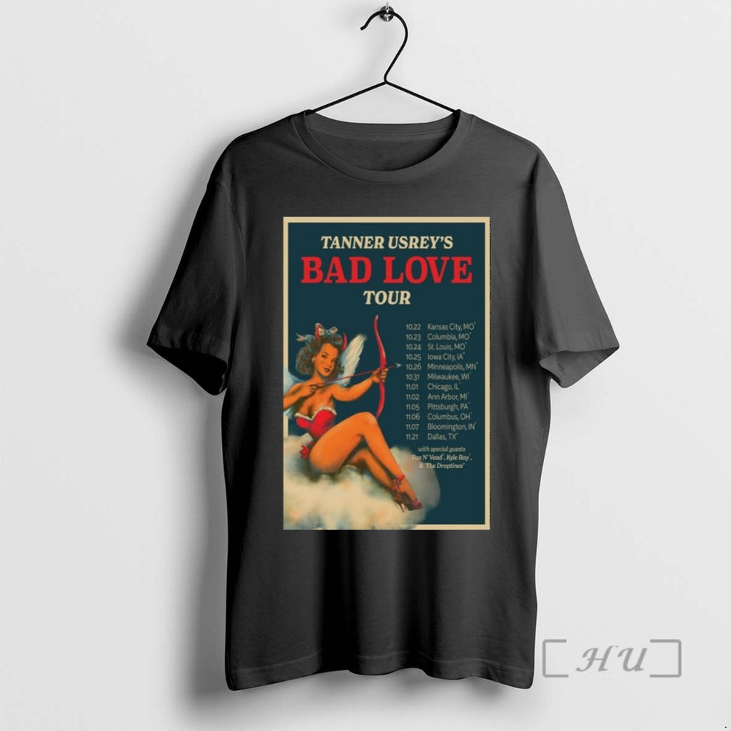 Officials Tanner Usrey 2025 Bad Love Tour T Shirt Sweater
