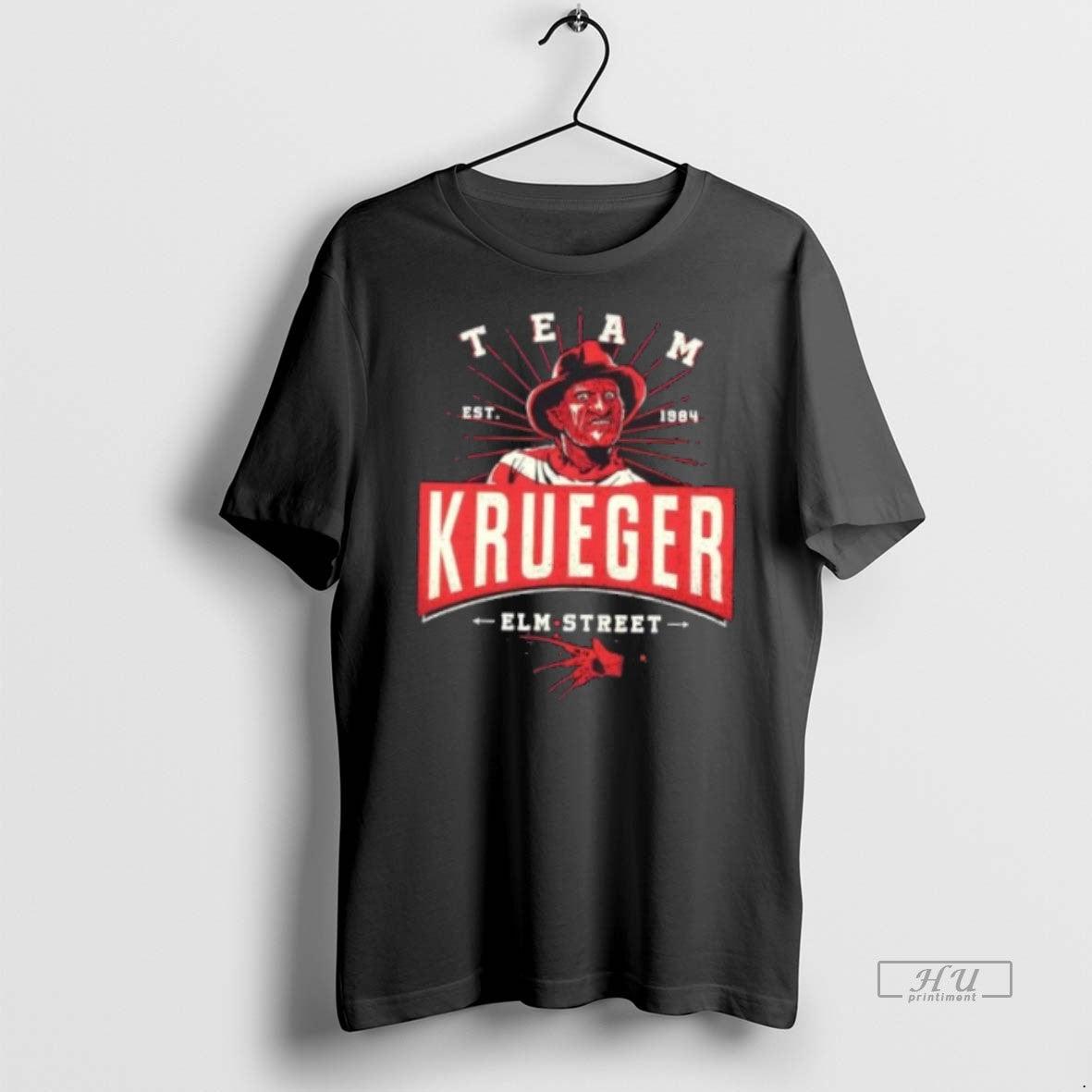 Officials Team Nightmare Krueger Elm Street Halloween Graphic Tee Shirt Sweater