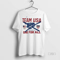 Officials Team Usa One For All 2026 Winter Olympics Freestyle Skiing Premium Tee Shirt Sweater