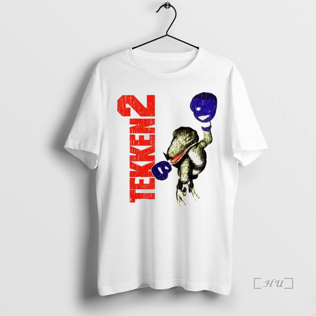 Officials Tekken 2 Dinosaur Alex Purple Boxing Gloves Vintage T Shirt Sweater