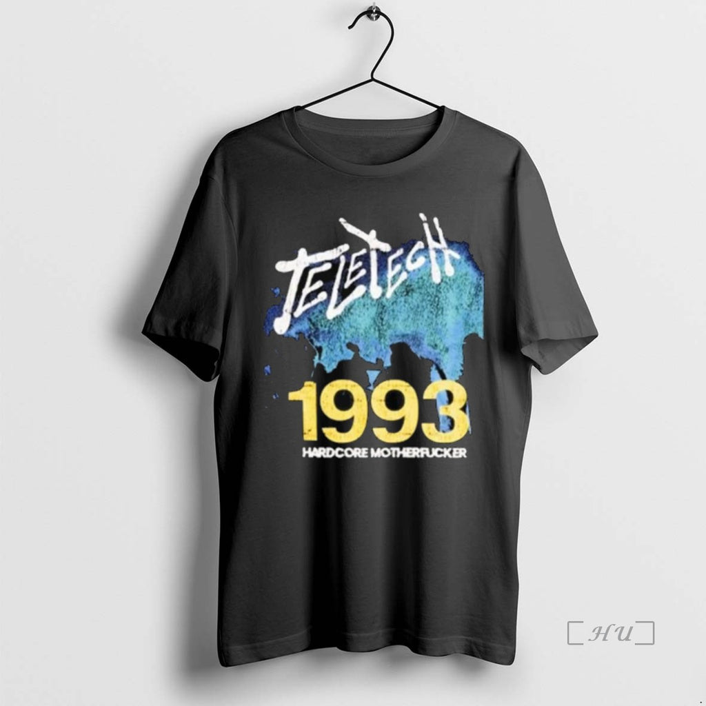 Officials Teletech Hardcore 1993 Long Sleve Premium T Shirt Sweater