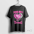 Officials Tennessee Titans Football X Pink Out Hearts