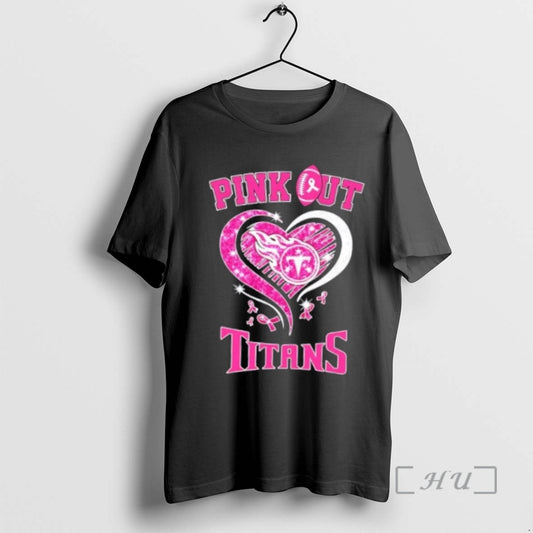 Officials Tennessee Titans Football X Pink Out Hearts