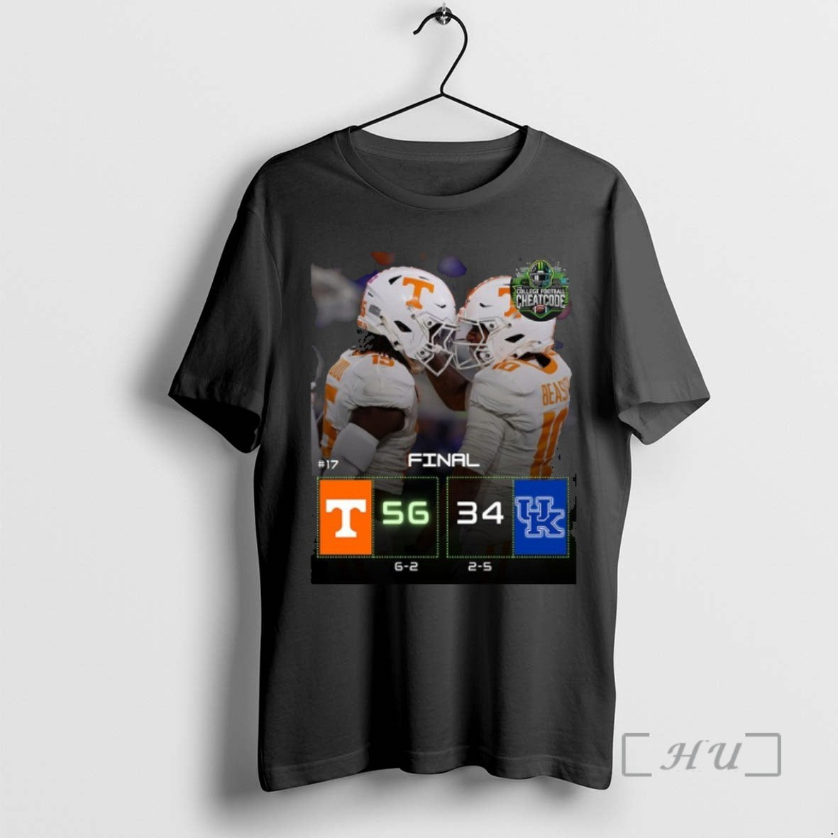Officials Tennessee Wins 56 34 Kentucky 2025 Gameday Football Tee Shirt Sweater