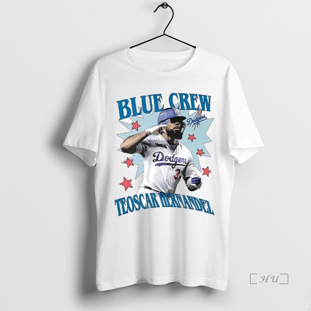 Officials Teoscar Hernandez Blue Crew Dodgers