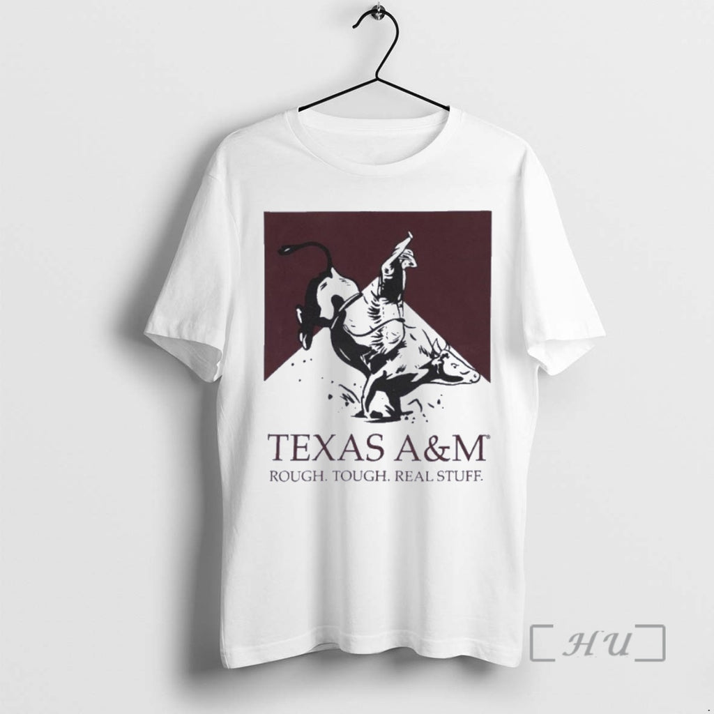 Officials Texas Am Aggies Rough Tough Bull Rider T Shirt Sweater