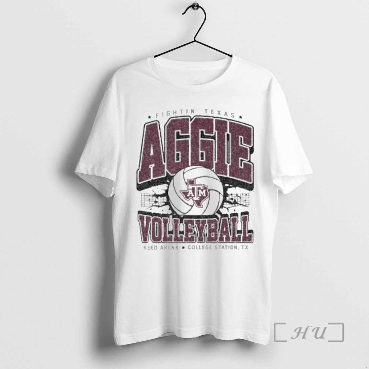 Officials Texas Am Aggies Volleyball Fightin Texas Reed Arena College Station Tx Vintage