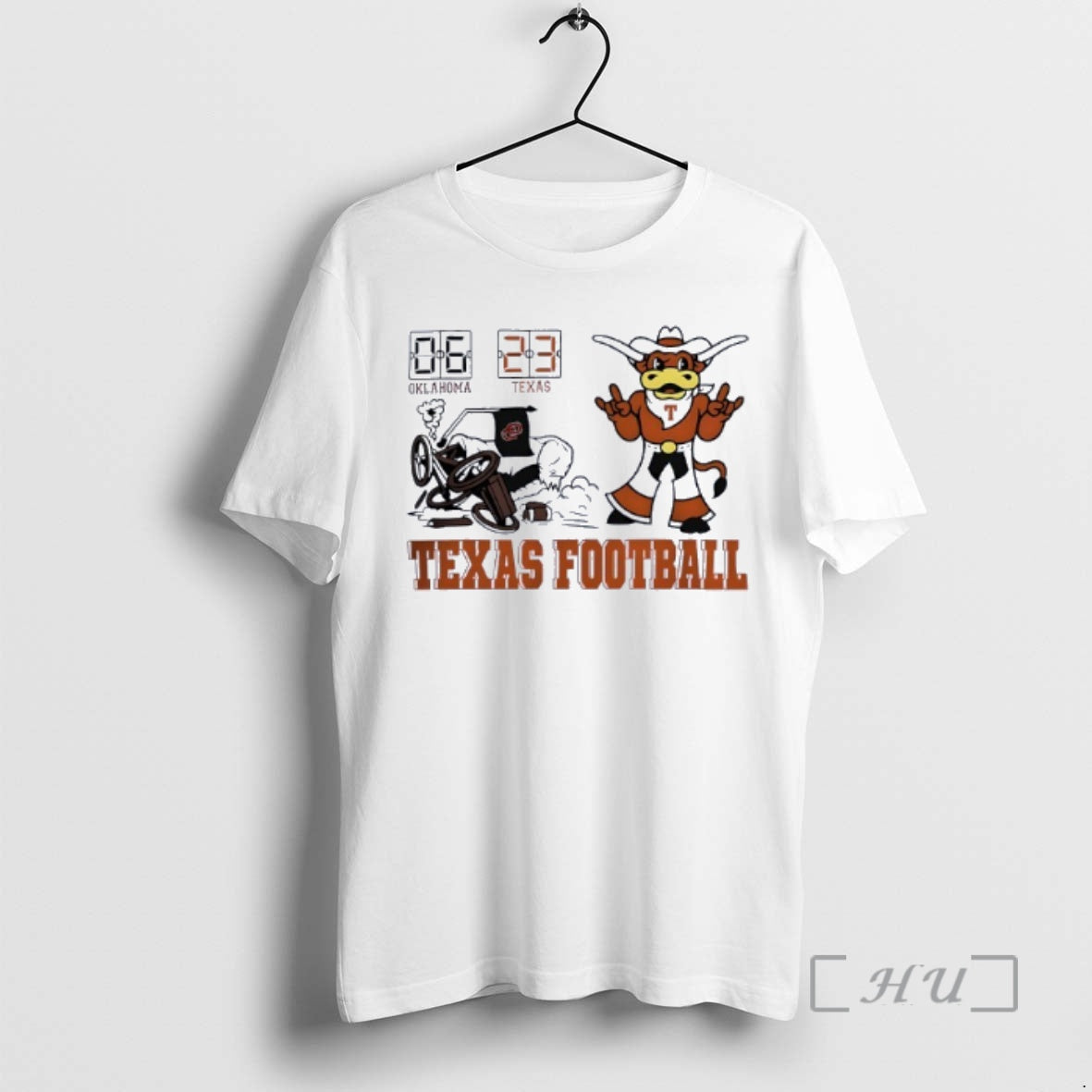 Officials Texas Longhorns Vs Oklahoma Sooners 2025 Score 23 6 Premium T Shirt Sweater