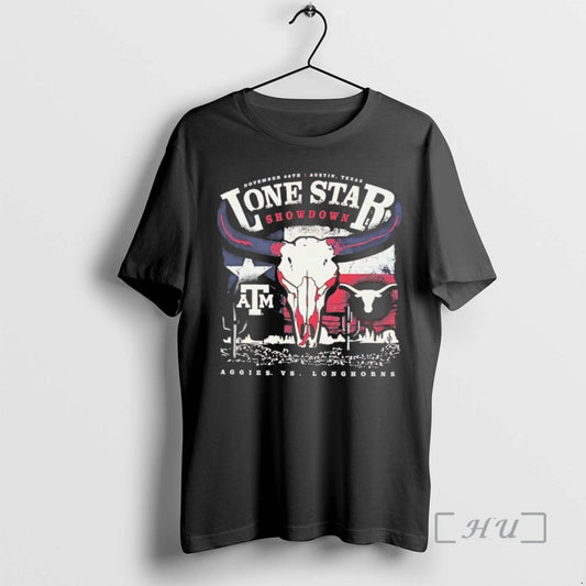 Officials Texas Longhorns Vs Texas Am Aggies 2025 Lone Star Showdown Premium T Shirts Sweater