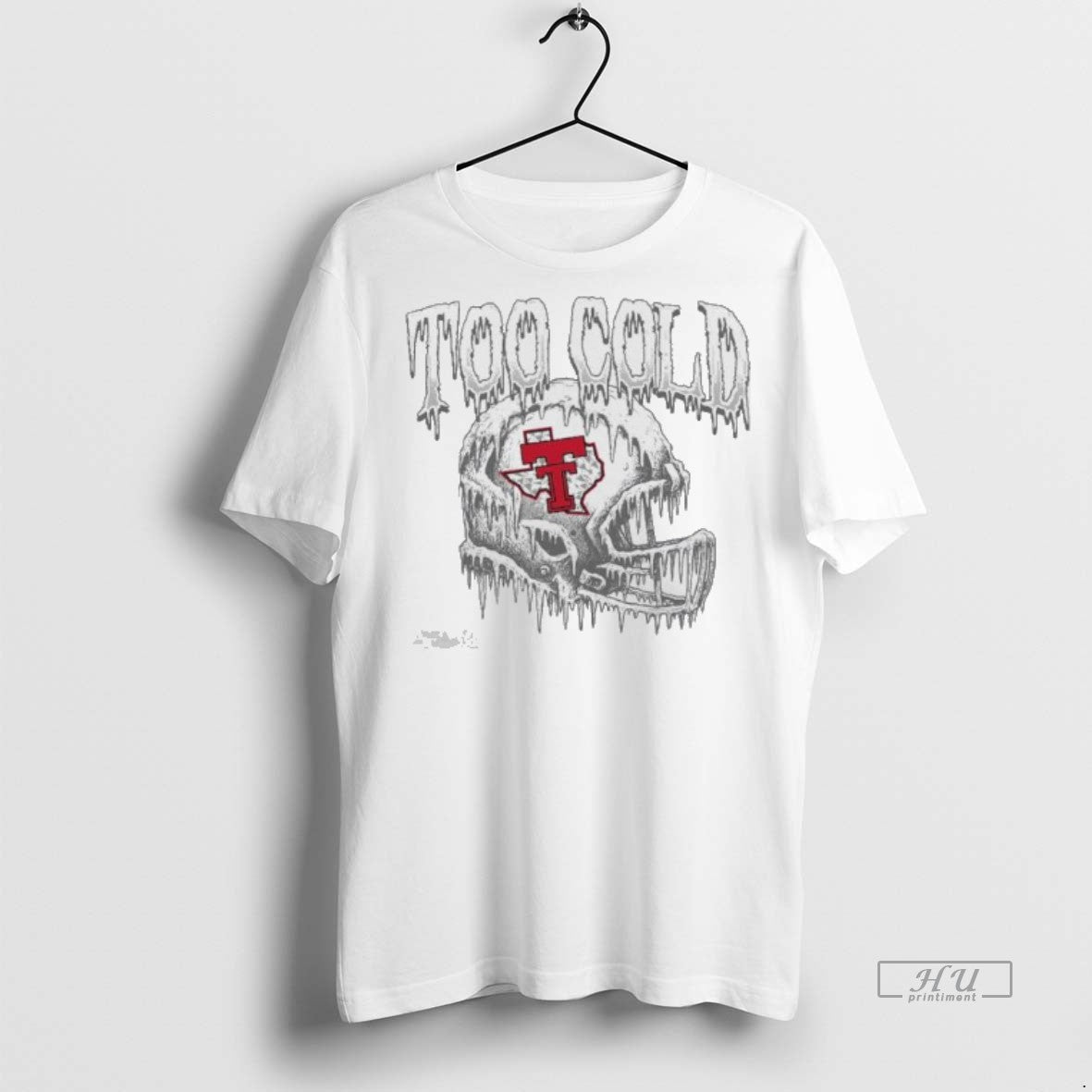 Officials Texas Tech Football Too Cold Helmet Premium Tee Shirt Sweater