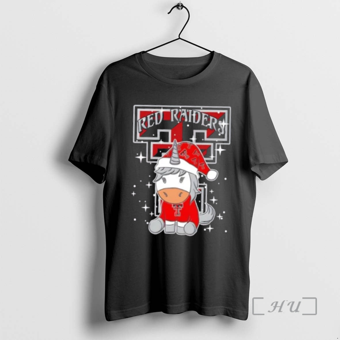 Officials Texas Tech Red Raiders Football X Unicorn Merry Christmas