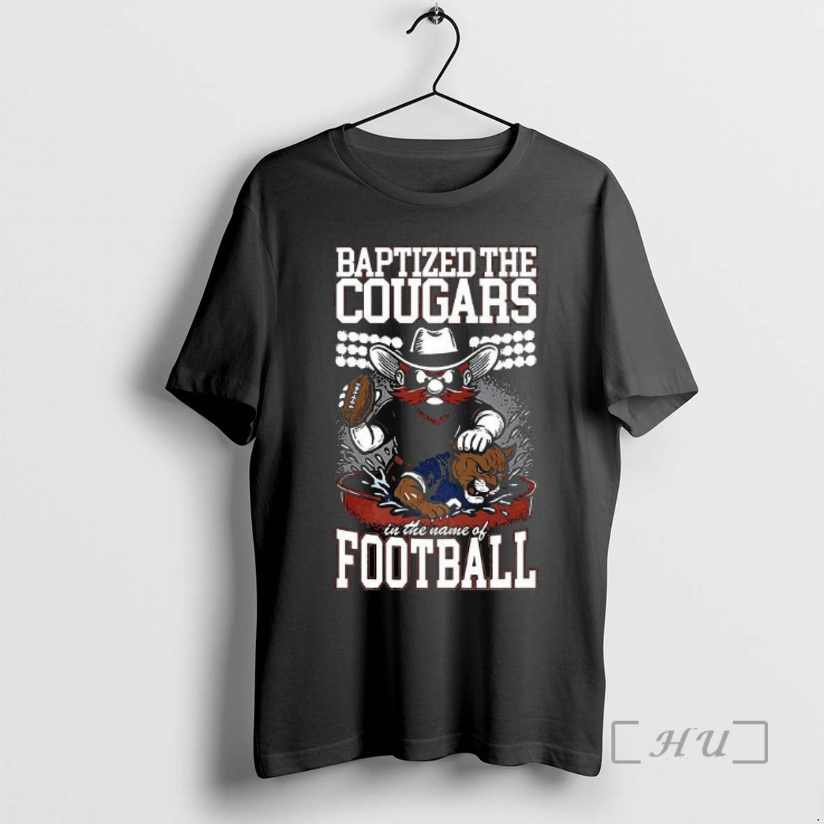 Officials Texas Tech Red Raiders Vs Byu Cougars Baptized The Cougars Premium T Shirts Sweater
