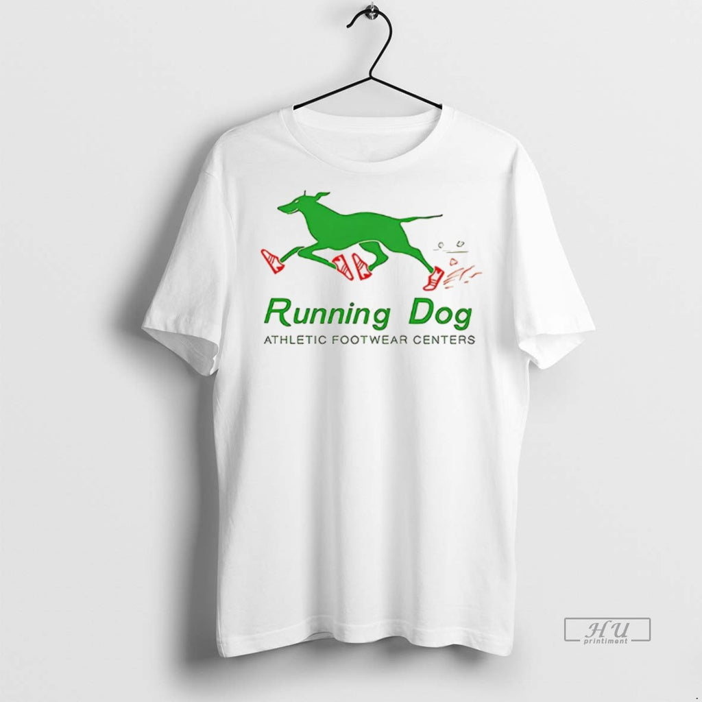 Officials The Big Chill Running Dog Athletic Footwear Centers Logo Tee Shirt Sweater