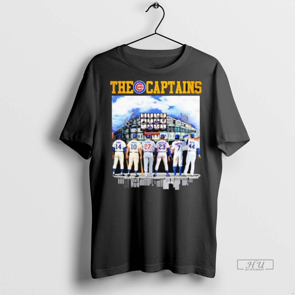 Officials The Captains Chicago Cubs Players Wrigley Field Premium Tee Shirt Sweater