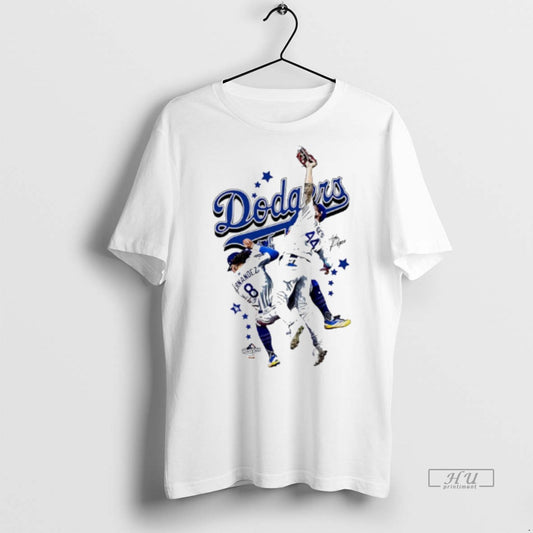 Officials The Catch Kike Hernandez And Andy Pages La Dodgers 2025 World Series Champs Premium