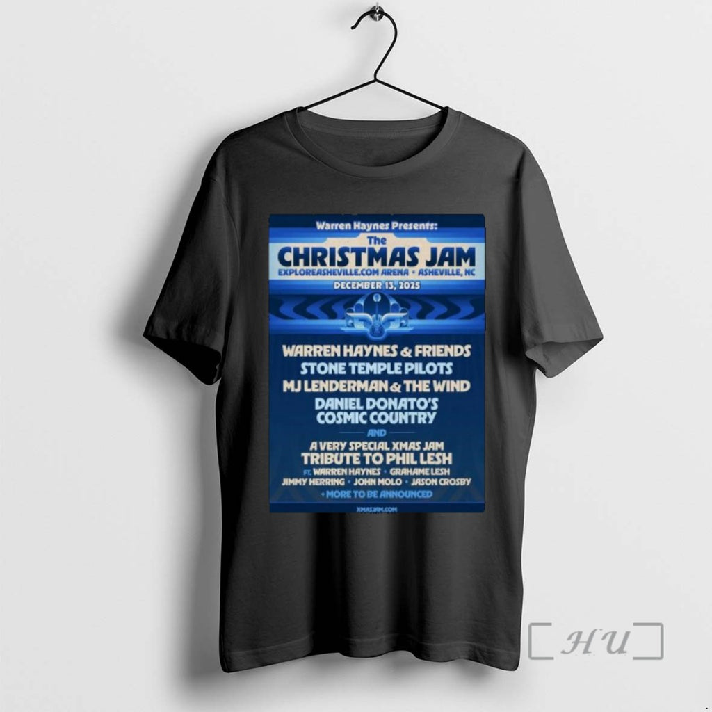 Officials The Christmas Jam Asheville North Carolina December 13 2025 Long Sleve T Shirts Sweater