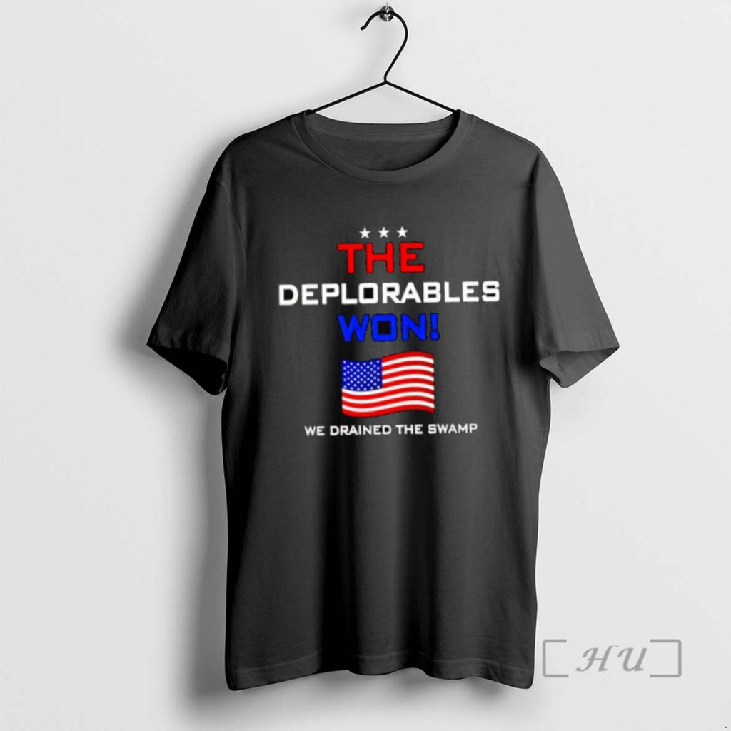 Officials The Deplorables Won Trump We Drained The Swamp Tee Shirt Sweater