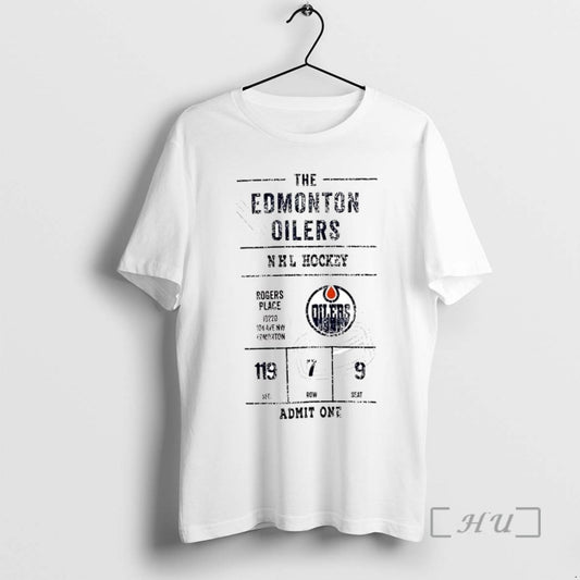 Officials The Edmonton Oilers Nhl Hockey Admit One