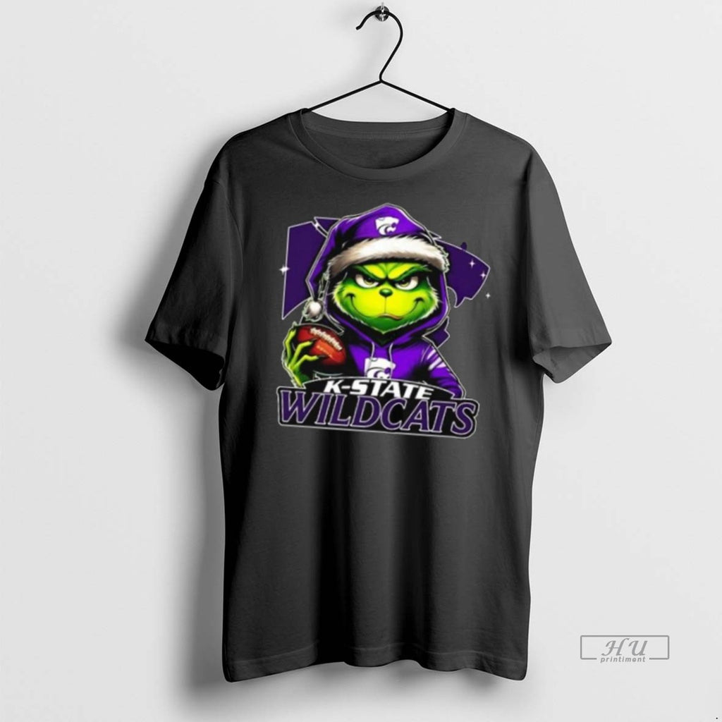 Officials The Grinch X Kansas State Wildcats Football 2025 Long Sleve Tee Shirt Sweater