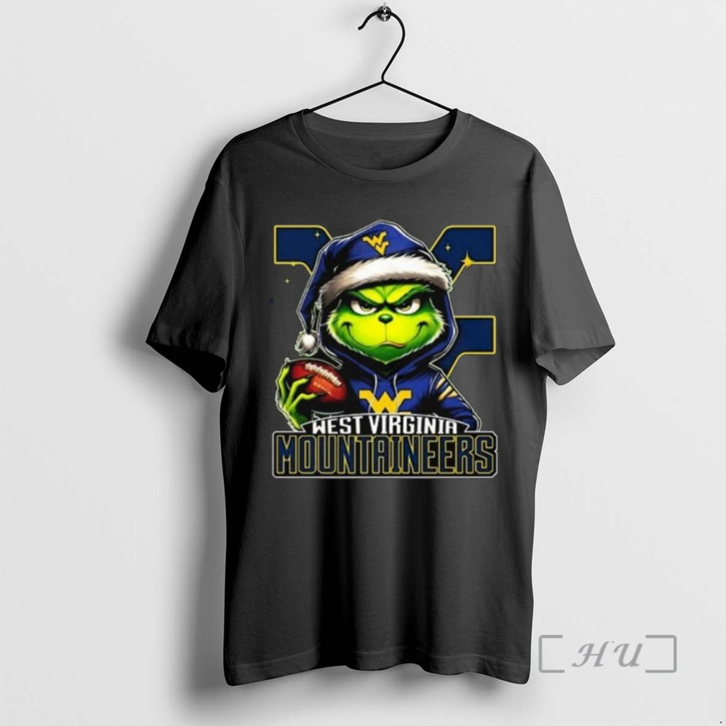 Officials The Grinch X West Virginia Mountaineers Football 2025 Long Sleve