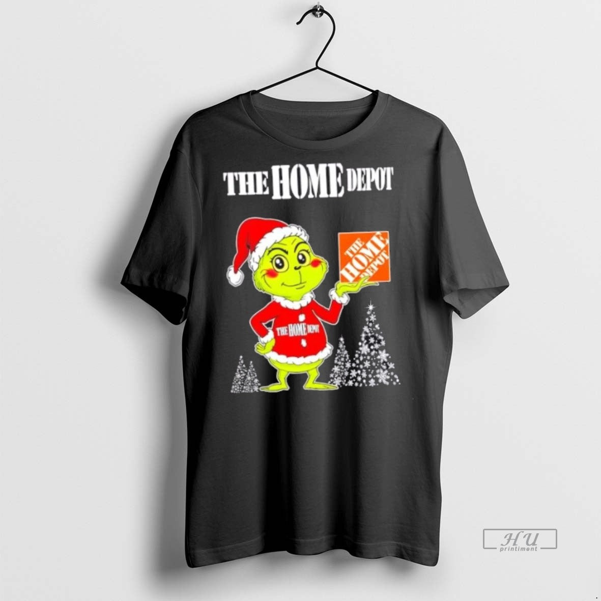 Officials The Home Depot And Grinchmas Christmas Tree Premium Tee Shirt Sweater
