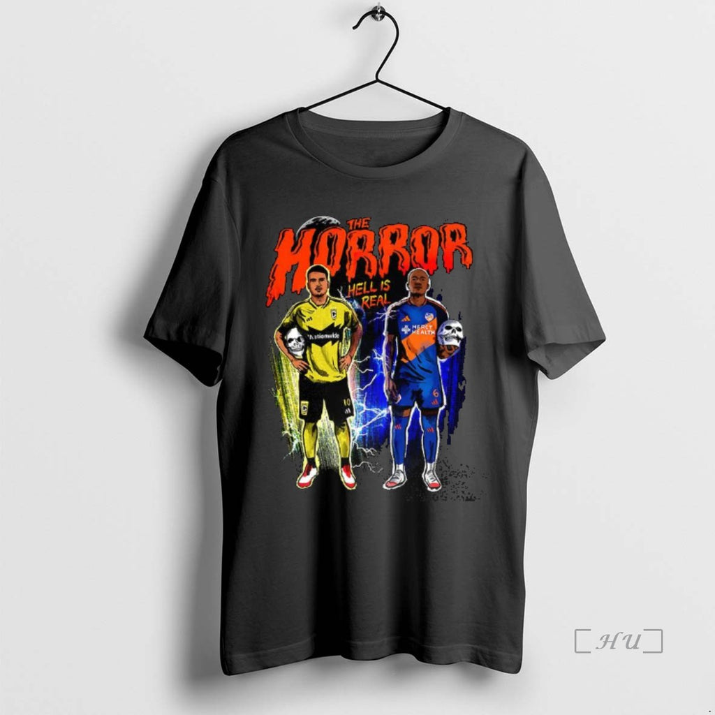 Officials The Horror Hell Is Real Halloween Premium T Shirt Sweater