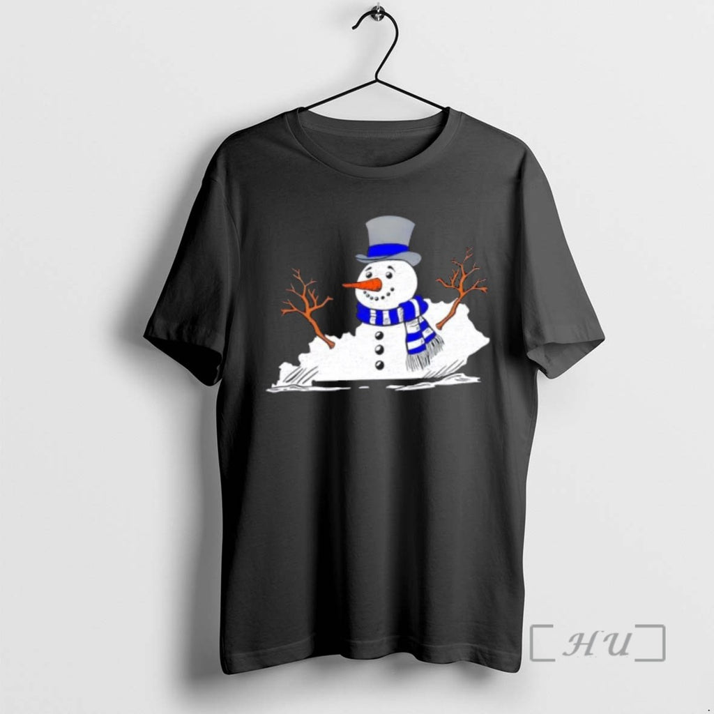Officials The Kentucky Snowman Christmas Tee Shirt Sweater
