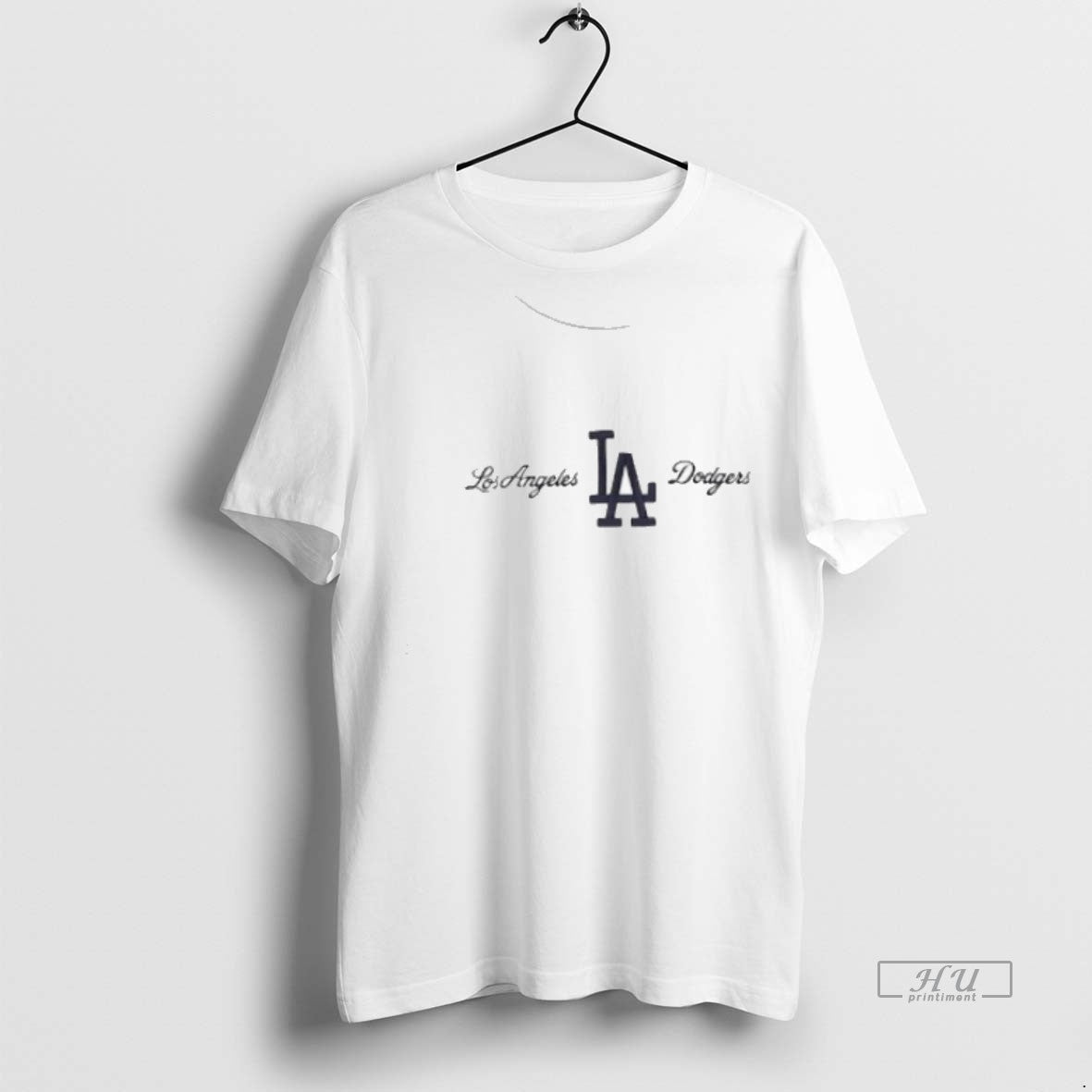 Officials The Los Angeles Dodgers Logo Script Premium Tee Shirt Sweater