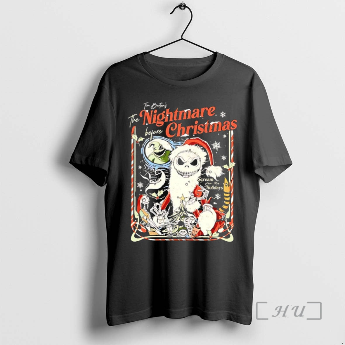 Officials The Nightmare Before Christmas Scream For The Holidays Premium T Shirt Sweater