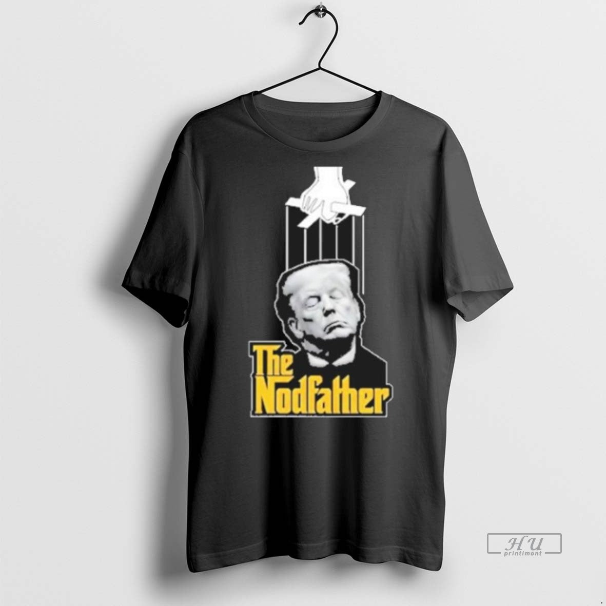 Officials The Nodfather Trump Sleeping Funny Premium Tee Shirt Sweater